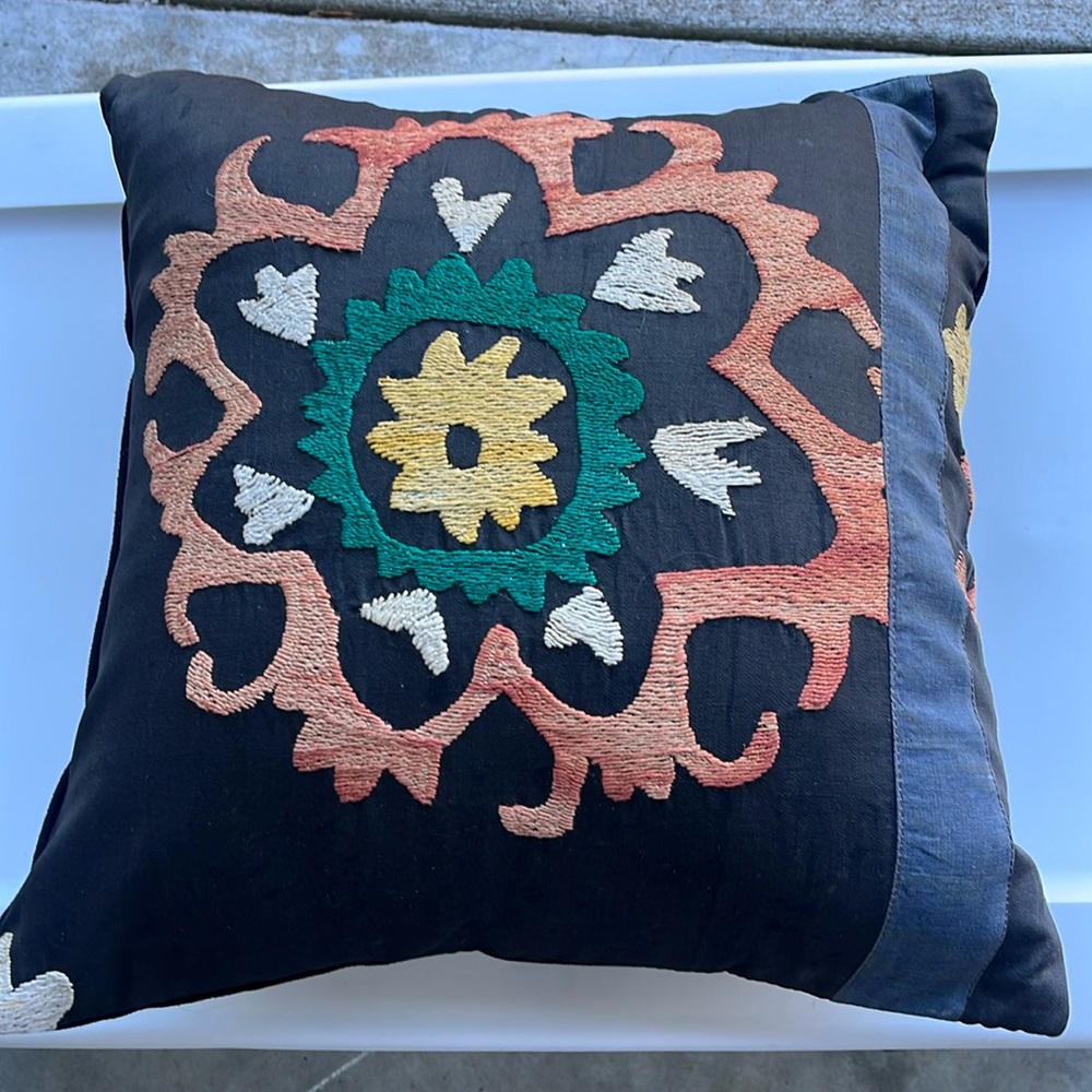 Antique Turkish Anatolian Kilim pillow cover ￼